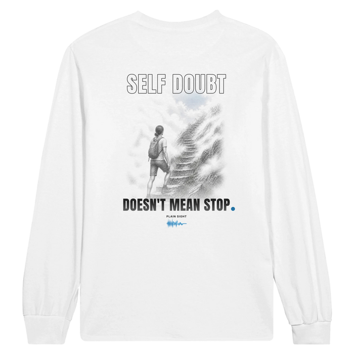 Back of the Self Doubt Doesn't Mean Stop tee