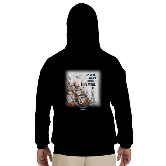 Back of the Opinions Won't Clutter This Mind tee