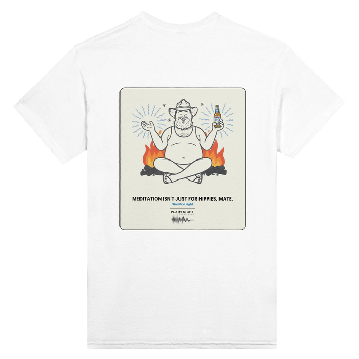 Back of the She'll Be Right, Mate tee